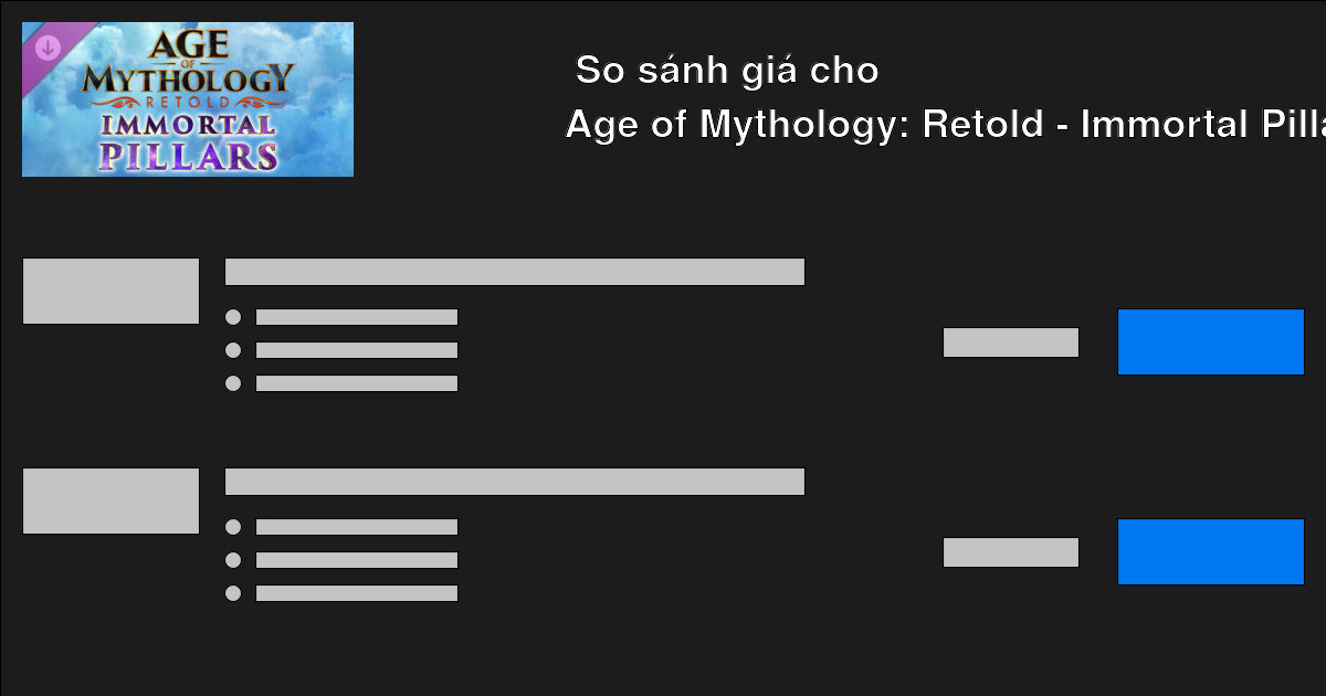 Mua Age Of Mythology Retold Immortal Pillars Gi R So S Nh Gi