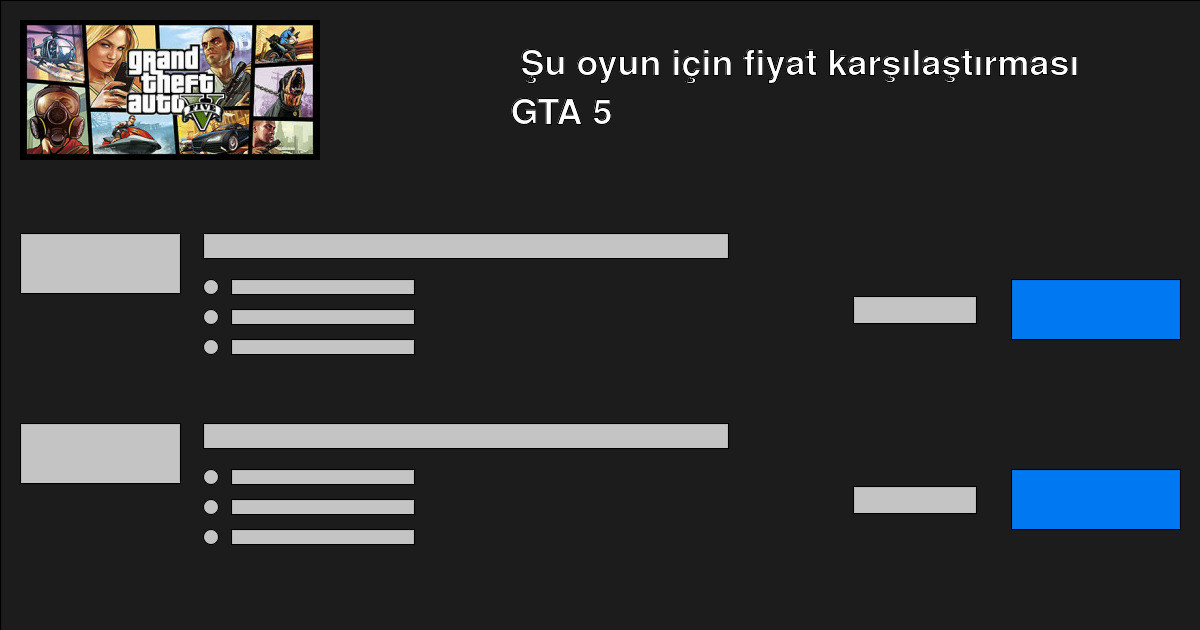 Ucuz Grand Theft Auto V satın al Fiyat karşılaştır