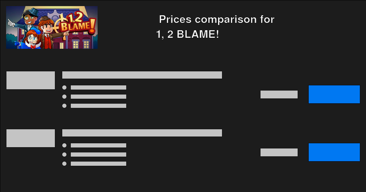 Buy 1 2 Blame Cheap Price Compare