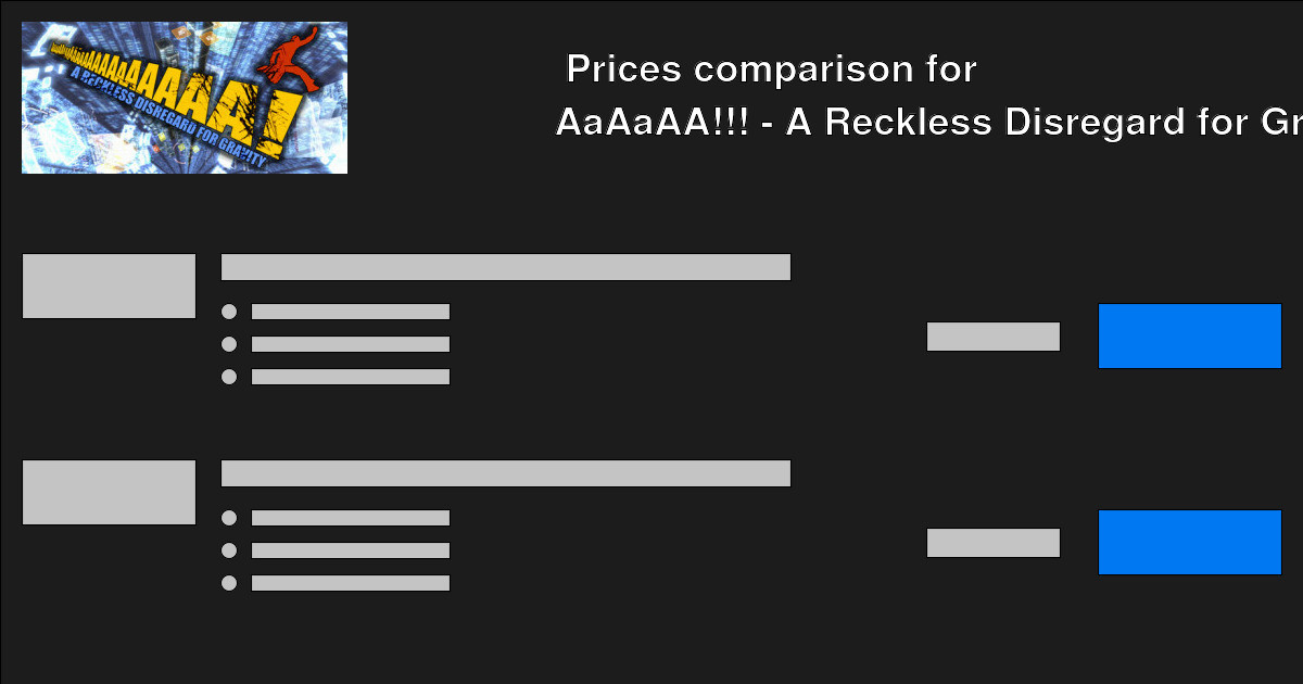 AaAaAA!!! A Reckless Disregard for Gravity CD Keys — Buy Cheap AaAaAA