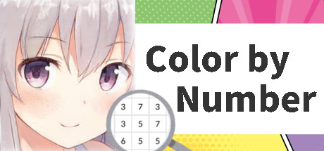 Anime Manga Style Girl - Color By Number Pixel Art Coloring 시스템 조건