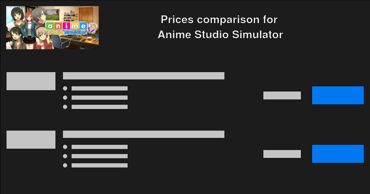 Anime Studio Simulator CD Keys — Buy Cheap Anime Studio Simulator CD Game  Keys Online — SYS RQMTS