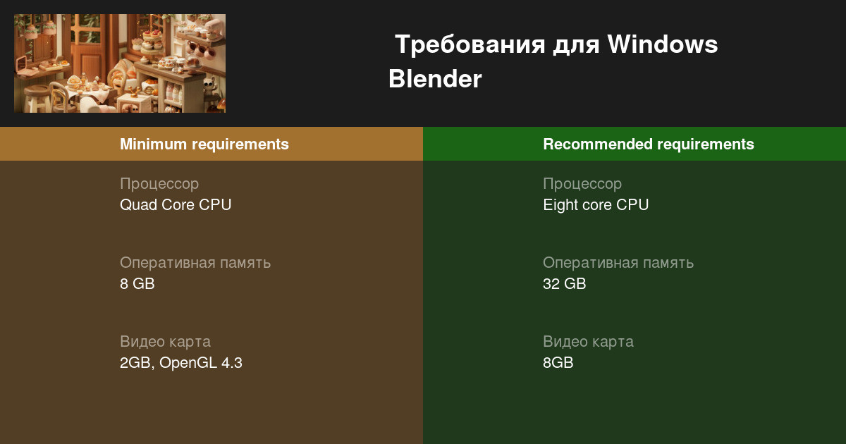 Почему blender рендерит на процессоре