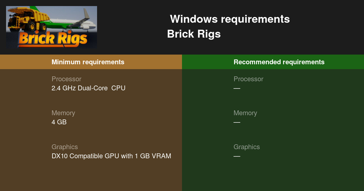 what platforms is brick rigs on