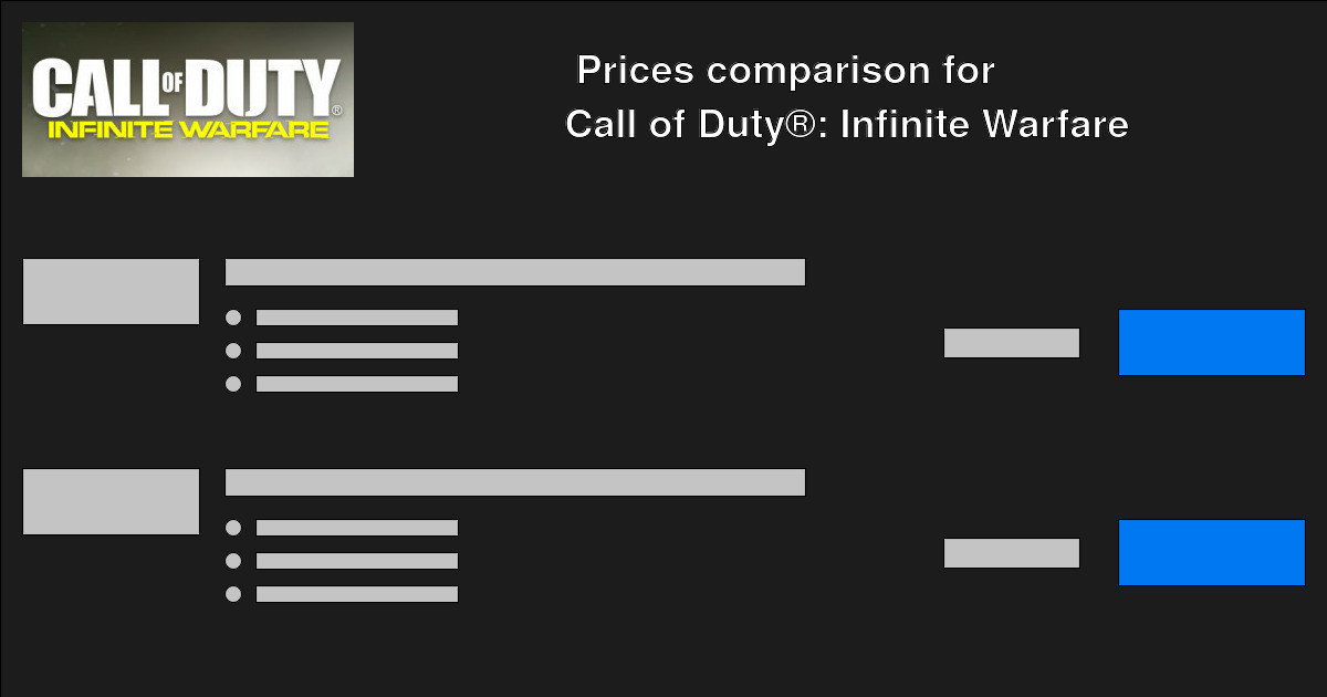 Call of Duty® Infinite Warfare CD Keys — Buy Cheap Call of Duty