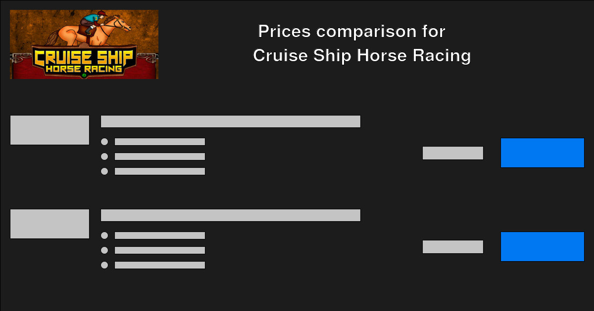 Cruise Ship Horse Racing CD Keys — Buy Cheap Cruise Ship Horse Racing