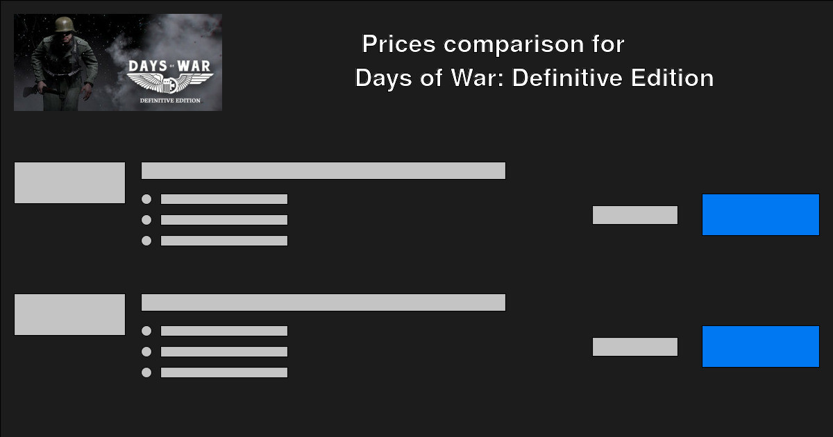 Days Of War Definitive Edition Cd Keys Buy Cheap Days Of War Definitive Edition Cd Game Keys Online Sys Rqmts