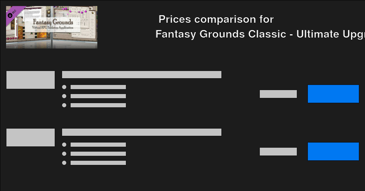 fantasy grounds ultimate price
