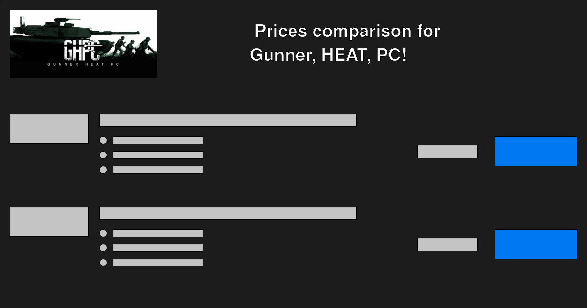 Gunner, HEAT, PC! CD Keys — Buy Cheap Gunner, HEAT, PC! CD Game Keys