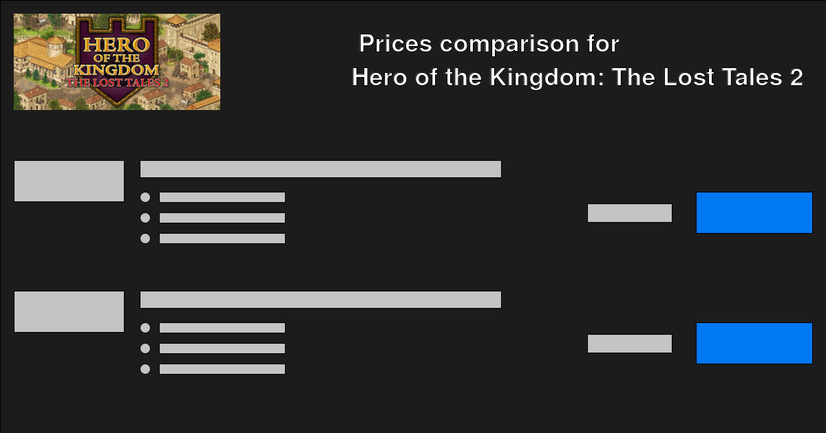 Hero of the Kingdom The Lost Tales 2 CD Keys