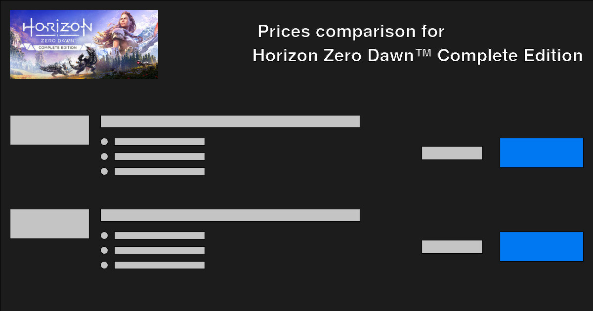 Horizon Zero Dawn™ Complete Edition CD Keys — Buy Cheap Horizon Zero