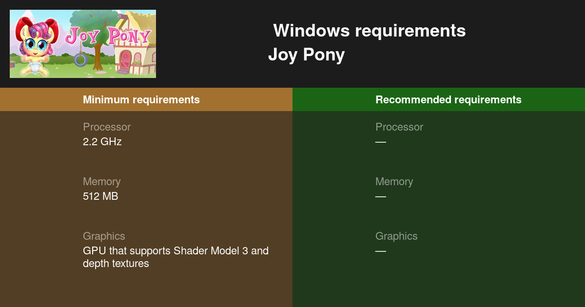 play joy pony online