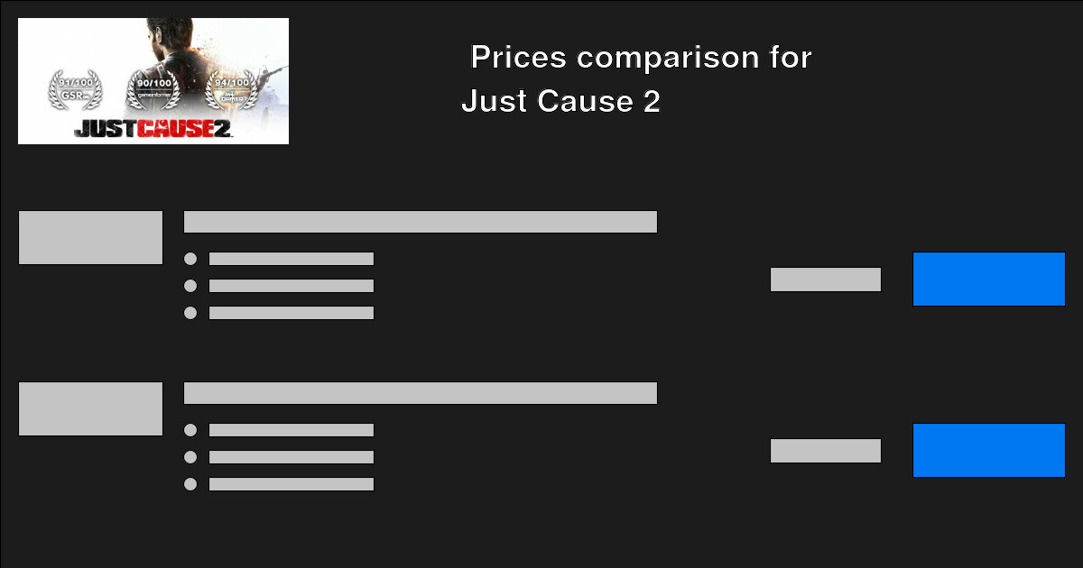 just cause 2 prices