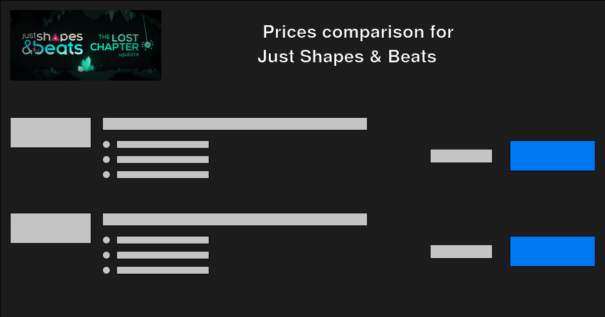 Buy Just Shapes & Beats CD Key Compare Prices