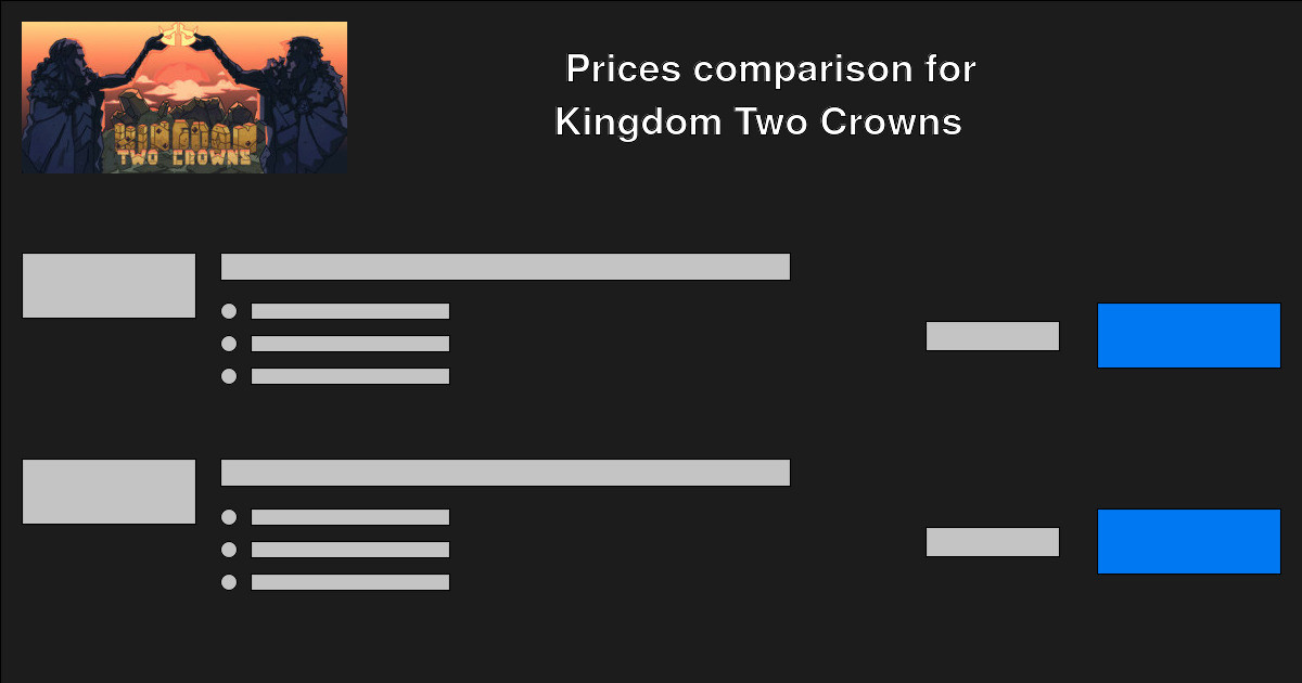 Kingdom Two Crowns CD Keys — Buy Cheap Kingdom Two Crowns CD Game Keys ...