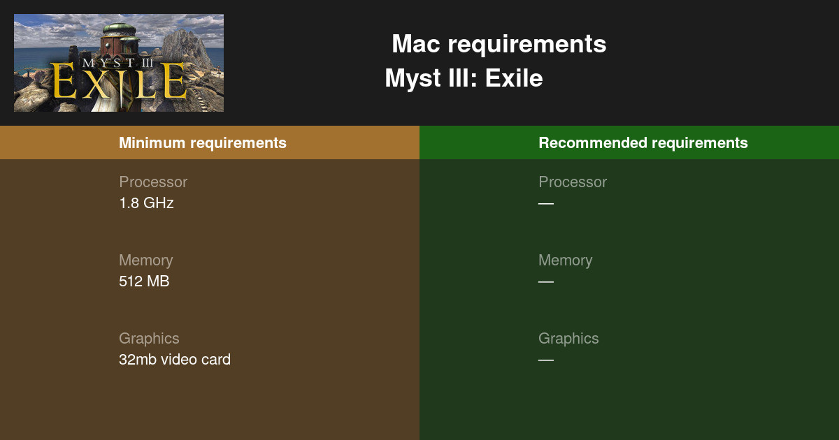 myst iii exile for mac os x myst iii exile for mac os x