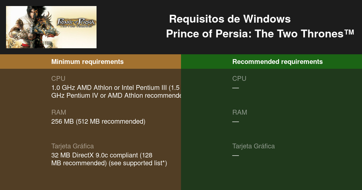 jugar prince of percia windows 10