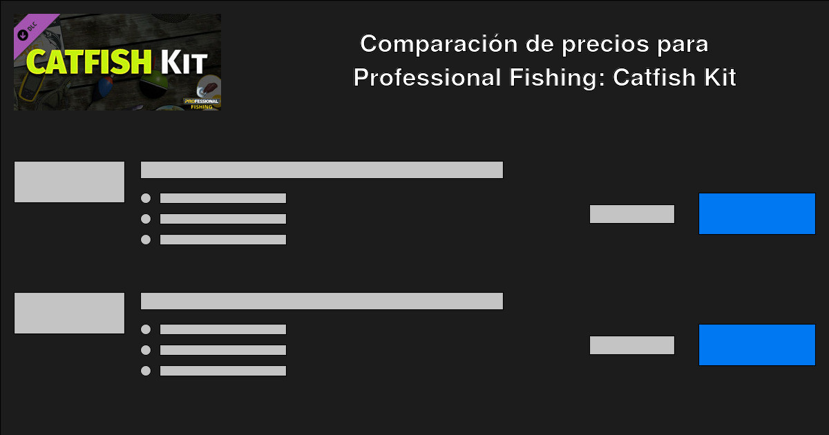 Compra Professional Fishing: Catfish Kit barato - Compara precios