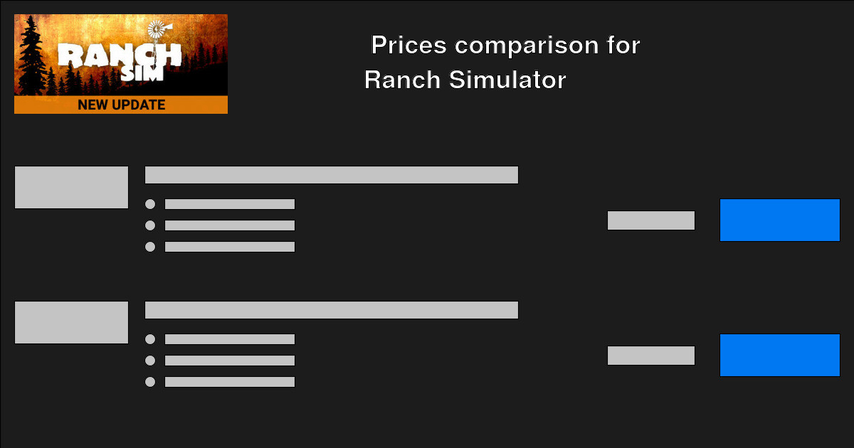 Ranch Simulator at the best price