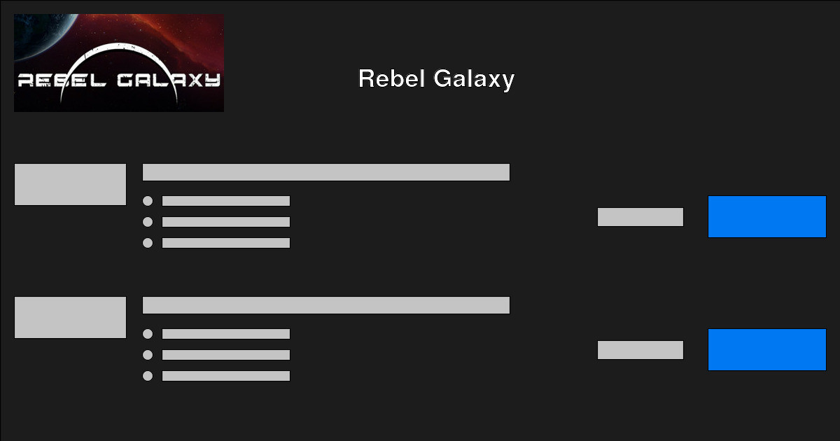 購入 Rebel Galaxy安い 価格比較