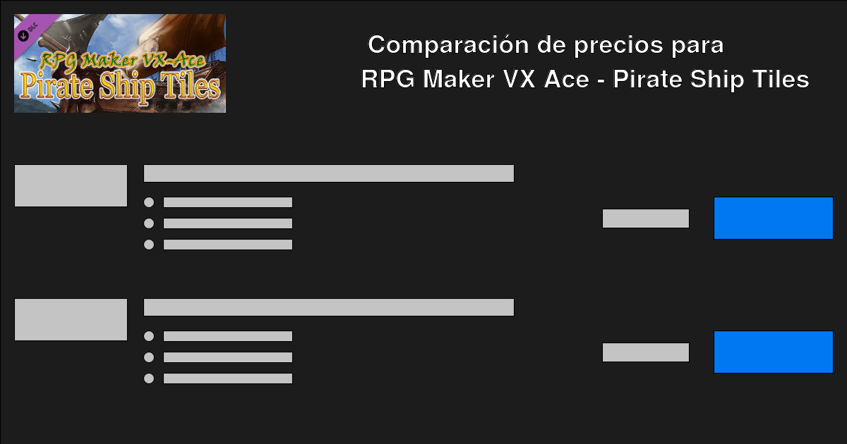 Compra RPG Maker VX Ace - Pirate Ship Tiles barato ...