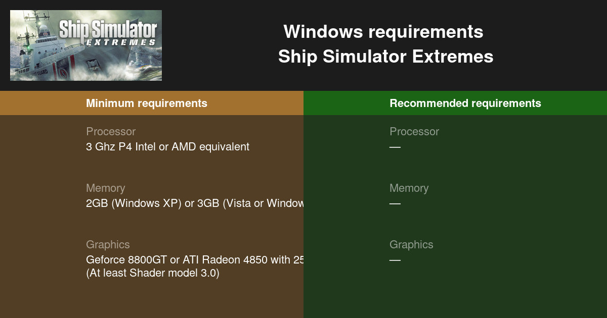 sinking simulator 2 system requirements sinking simulator 2 system requirements