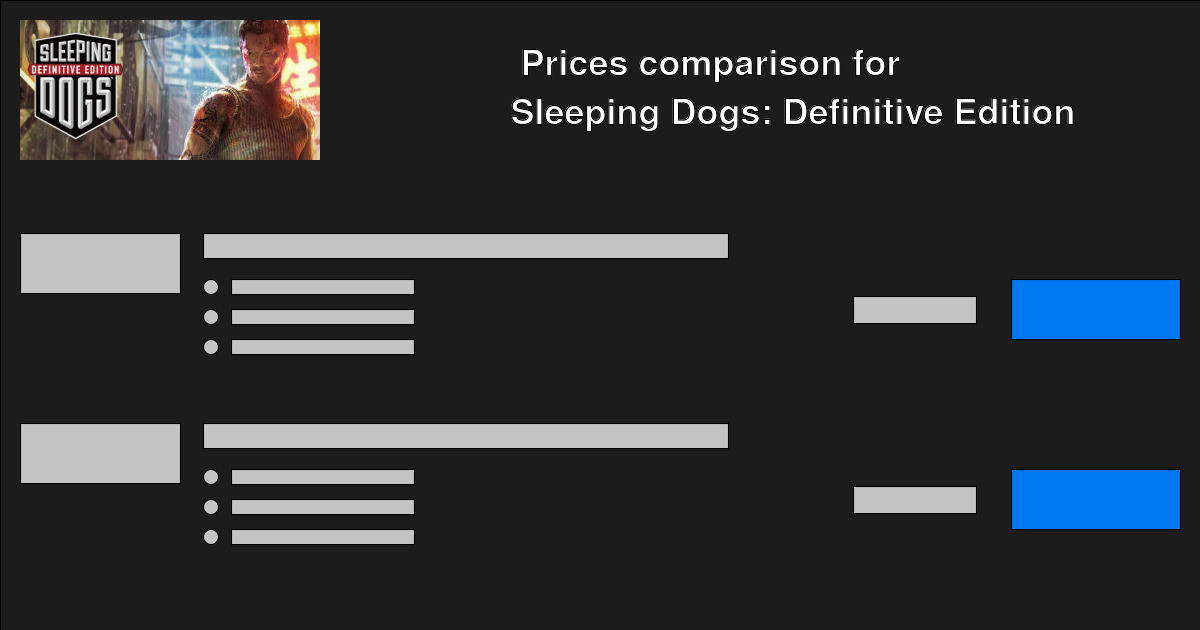 sleeping dogs definitive edition pc compariosn