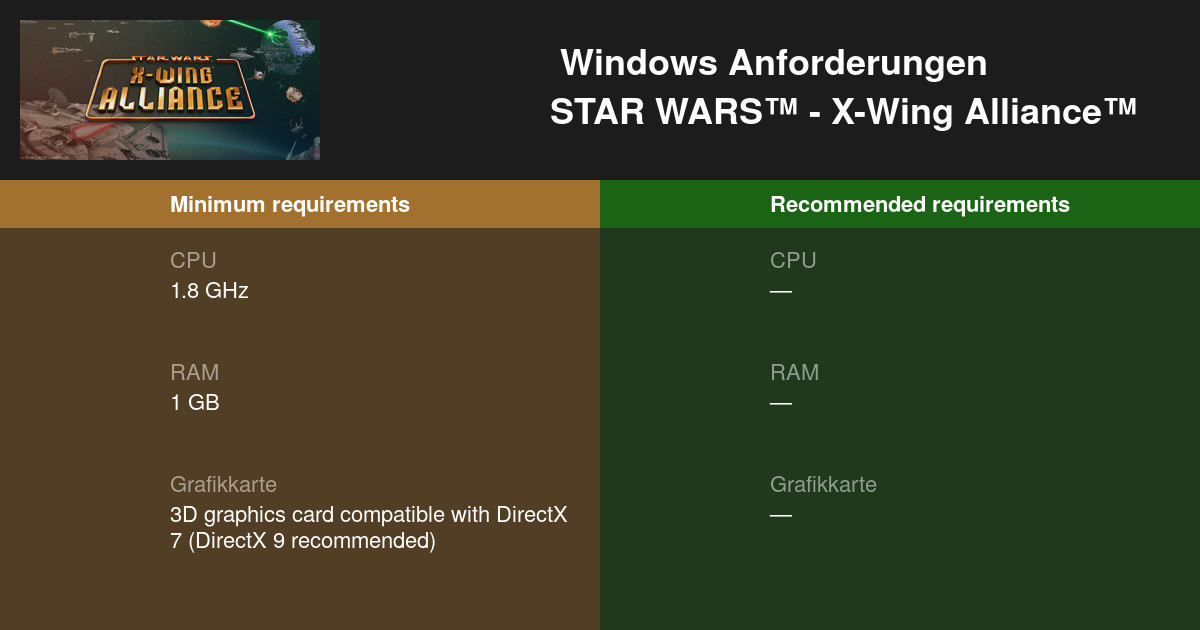 xwing alliance windows 10