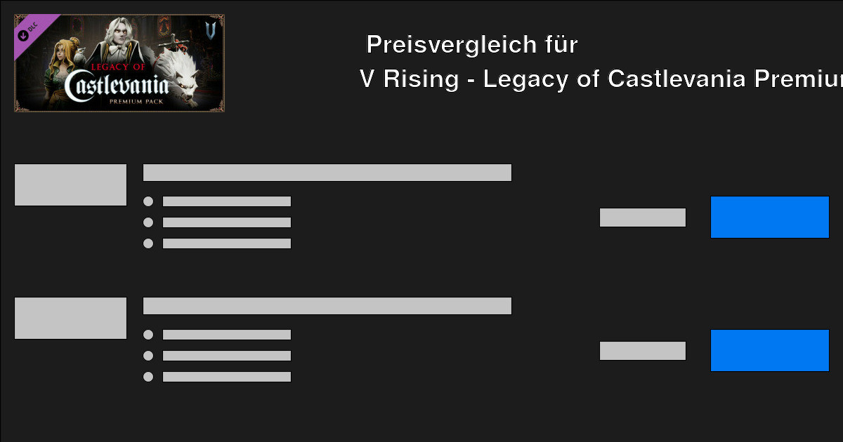 V Rising Legacy of Castlevania Premium Pack günstig kaufen