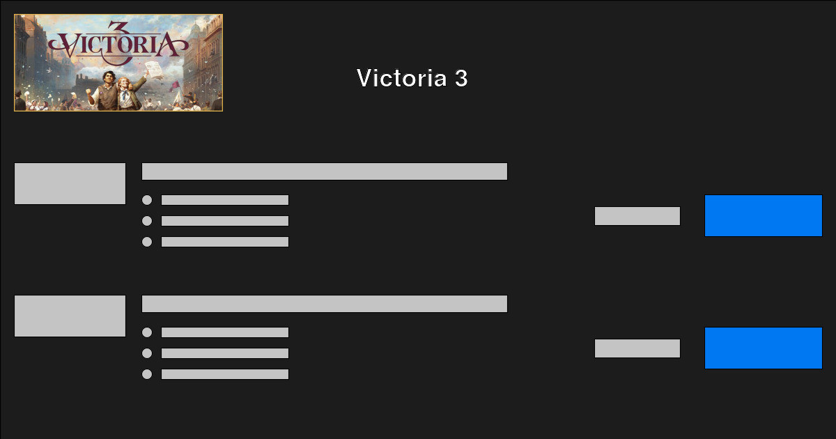 Victoria 3 Victoria 3